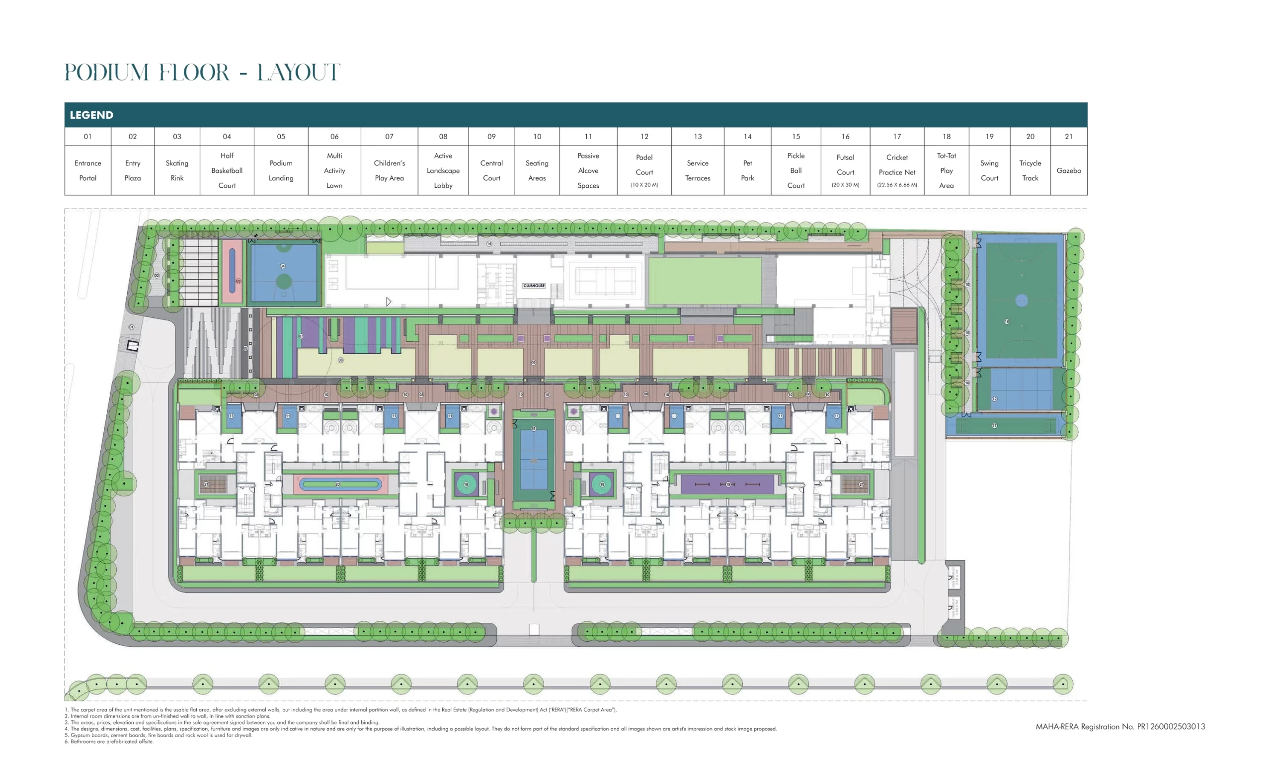 57 Avenue Master Plan – Site Layout Mundhwa Pune