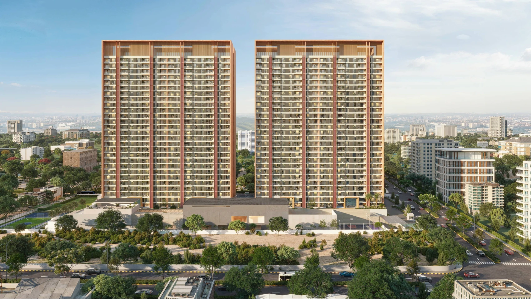 57 Avenue Exterior – Panchshil Realty Mundhwa Pune
